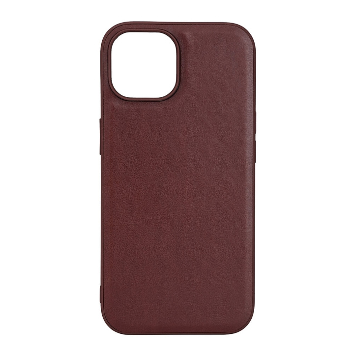 BUFFALO Phone Case PU MagSeries Brown - iPhone 15 in the group SMARTPHONE & TABLETS / Phone cases / Apple / iPhone 15 at TP E-commerce Nordic AB (C34653)