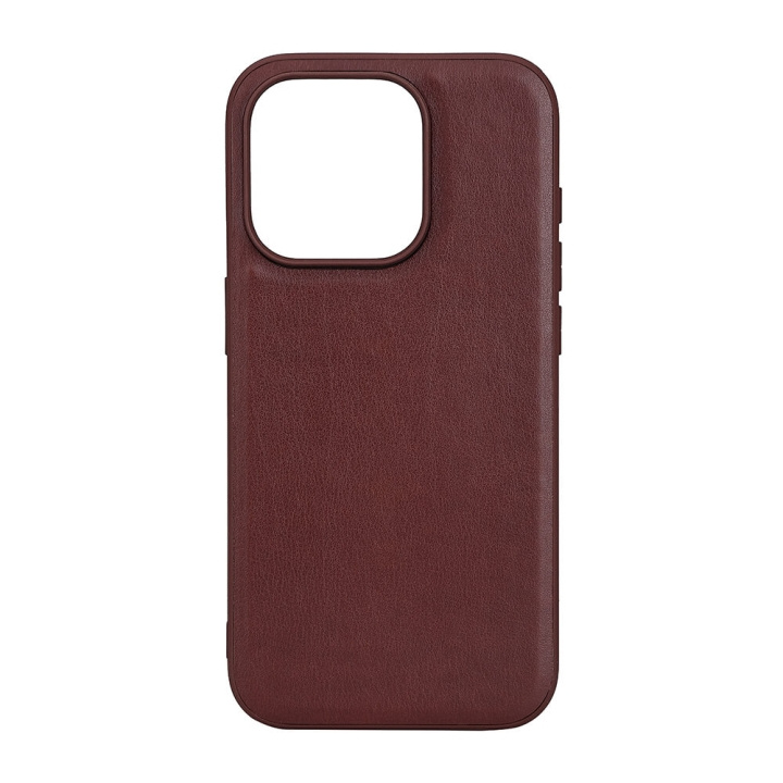 BUFFALO Phone Case PU MagSeries Brown - iPhone 15 Pro in the group SMARTPHONE & TABLETS / Phone cases / Apple / iPhone 15 at TP E-commerce Nordic AB (C34655)
