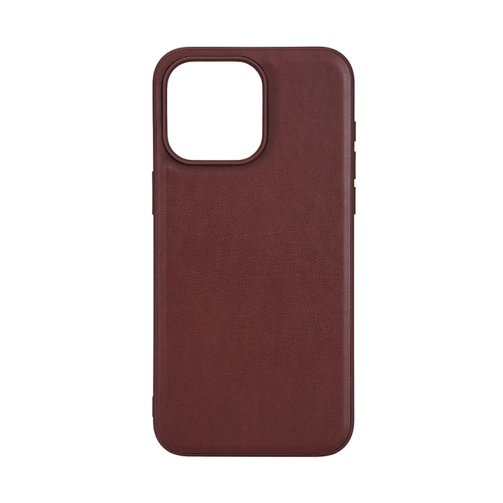 BUFFALO Phone Case PU MagSeries Brown - iPhone 15 Pro Max in the group SMARTPHONE & TABLETS / Phone cases / Apple / iPhone 15 at TP E-commerce Nordic AB (C34656)
