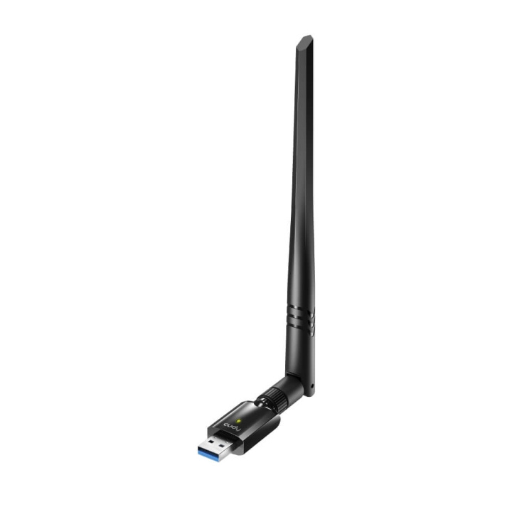 CUDY Adapter USB WU1400 AC1300 High Gain in the group COMPUTERS & PERIPHERALS / Network / Network cards / USB wireless at TP E-commerce Nordic AB (C34677)
