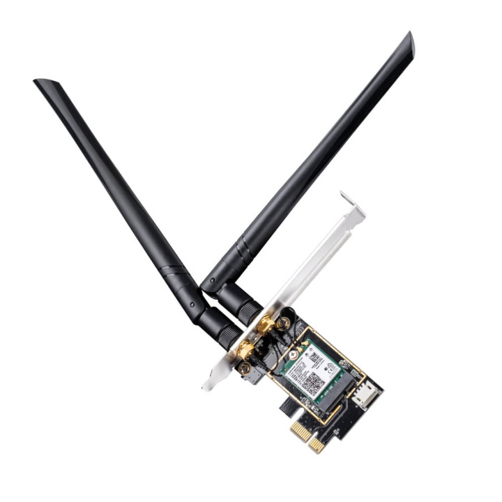 CUDY Adapter PCI-E WE3000 AX5400 Wi-Fi 6 in the group COMPUTERS & PERIPHERALS / Network / Network cards / PCI Express Wireless at TP E-commerce Nordic AB (C34679)