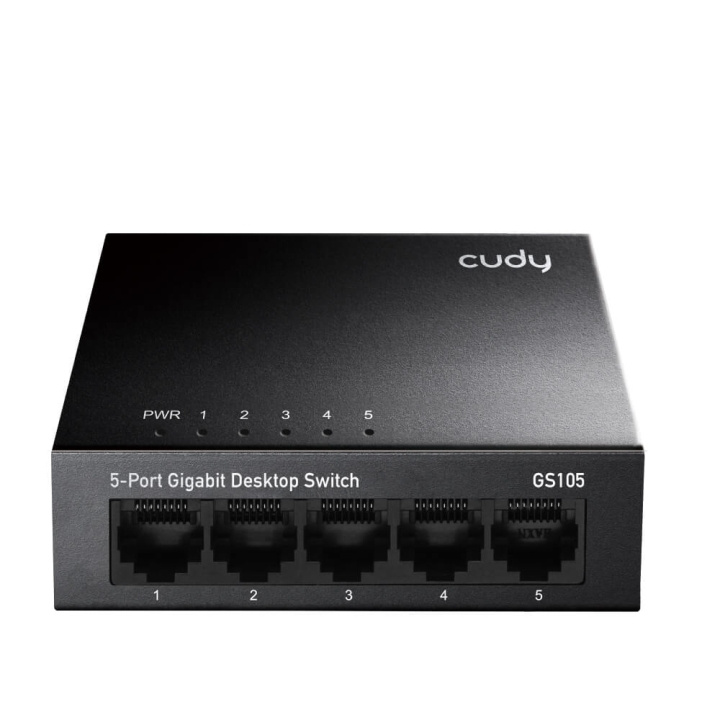Cudy Switch GS105 5-port Gigabit in the group COMPUTERS & PERIPHERALS / Network / Switches / 10/100/1000Mbps at TP E-commerce Nordic AB (C34680)