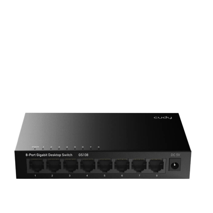 Cudy Switch GS108 8-port Gigabit in the group COMPUTERS & PERIPHERALS / Network / Switches / 10/100/1000Mbps at TP E-commerce Nordic AB (C34681)