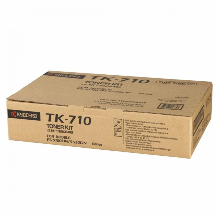 Kyocera Toner 1T02G10EU0 TK-710 Svart in the group COMPUTERS & PERIPHERALS / Printers & Accessories / Ink & Toner / Toner / Kyocera at TP E-commerce Nordic AB (C34820)