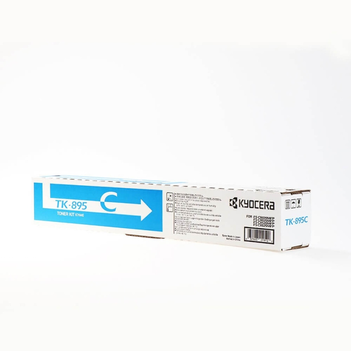 Kyocera Toner 1T02K0CNL0 TK-895 Cyan in the group COMPUTERS & PERIPHERALS / Printers & Accessories / Ink & Toner / Toner / Kyocera at TP E-commerce Nordic AB (C34833)