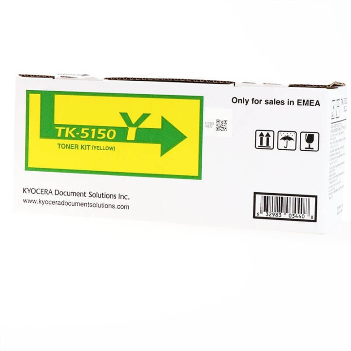 Kyocera Toner 1T02NSANL0 TK-5150 Gul in the group COMPUTERS & PERIPHERALS / Printers & Accessories / Ink & Toner / Toner / Kyocera at TP E-commerce Nordic AB (C34864)