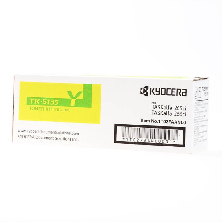 Kyocera Toner 1T02PAANL0 TK-5135 Gul in the group COMPUTERS & PERIPHERALS / Printers & Accessories / Ink & Toner / Toner / Kyocera at TP E-commerce Nordic AB (C34879)