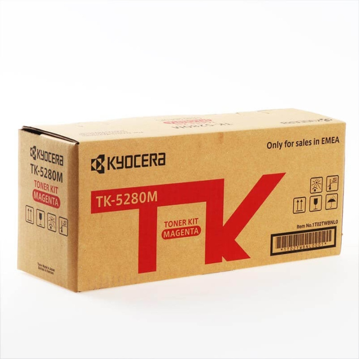 Kyocera Toner 1T02TWBNL0 TK-5280 Magenta in the group COMPUTERS & PERIPHERALS / Printers & Accessories / Ink & Toner / Toner / Kyocera at TP E-commerce Nordic AB (C34901)
