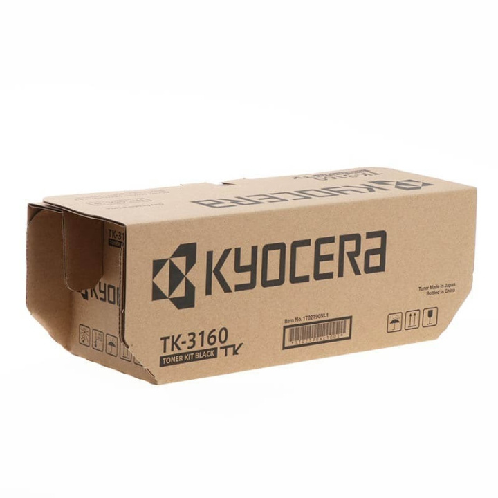Kyocera Toner 1T02T90NL1 TK-3160 Svart in the group COMPUTERS & PERIPHERALS / Printers & Accessories / Ink & Toner / Toner / Kyocera at TP E-commerce Nordic AB (C34935)