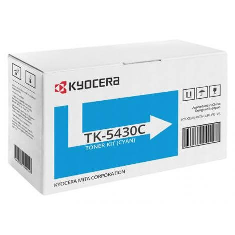 Kyocera Toner 1T0C0ACNL1 TK-5430 Cyan in the group COMPUTERS & PERIPHERALS / Printers & Accessories / Ink & Toner / Toner / Kyocera at TP E-commerce Nordic AB (C34953)