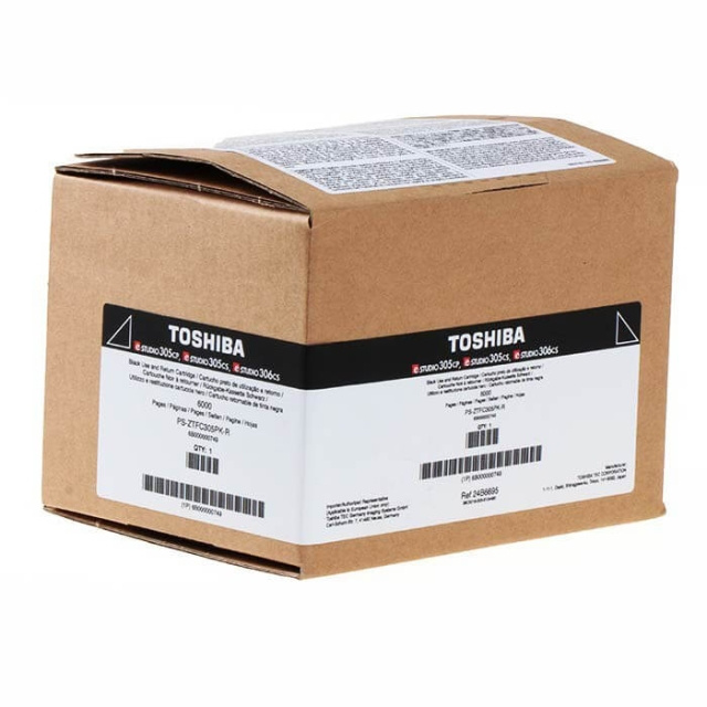 Toshiba Toner 6B000000748 T-305P-R Svart in the group COMPUTERS & PERIPHERALS / Printers & Accessories / Ink & Toner / Toner / Toshiba at TP E-commerce Nordic AB (C35056)