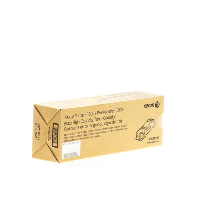 Xerox Toner 106R01597 Svart Hög Kapacitet in the group COMPUTERS & PERIPHERALS / Printers & Accessories / Ink & Toner / Toner / Xerox at TP E-commerce Nordic AB (C35099)