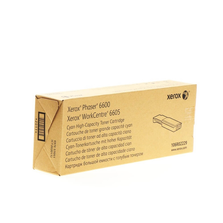 Xerox Toner 106R02229 Cyan High Capacity in the group COMPUTERS & PERIPHERALS / Printers & Accessories / Ink & Toner / Toner / Xerox at TP E-commerce Nordic AB (C35101)