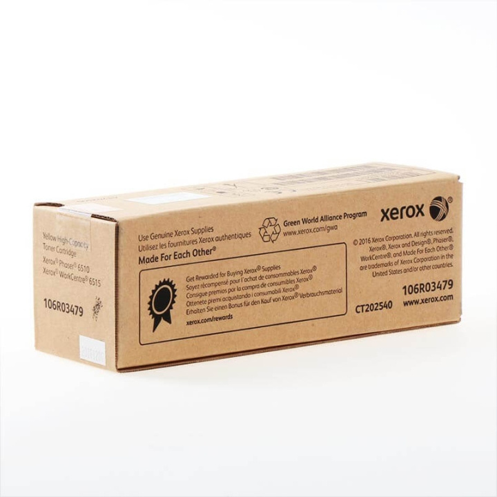 Xerox Toner 106R03479 Yellow High Capacity in the group COMPUTERS & PERIPHERALS / Printers & Accessories / Ink & Toner / Toner / Xerox at TP E-commerce Nordic AB (C35127)