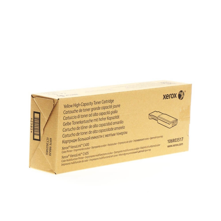 Xerox Toner 106R03517 Yellow High Capacity in the group COMPUTERS & PERIPHERALS / Printers & Accessories / Ink & Toner / Toner / Xerox at TP E-commerce Nordic AB (C35134)
