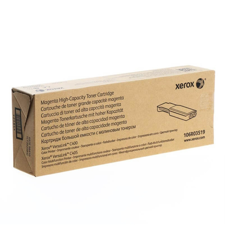 Xerox Toner 106R03519 Magenta Hög Kapacitet in the group COMPUTERS & PERIPHERALS / Printers & Accessories / Ink & Toner / Toner / Xerox at TP E-commerce Nordic AB (C35136)