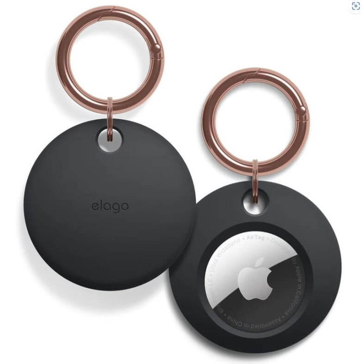 Elago Basic Key Chain for AirTag Black in the group SMARTPHONE & TABLETS / Other accessories / Other at TP E-commerce Nordic AB (C35345)