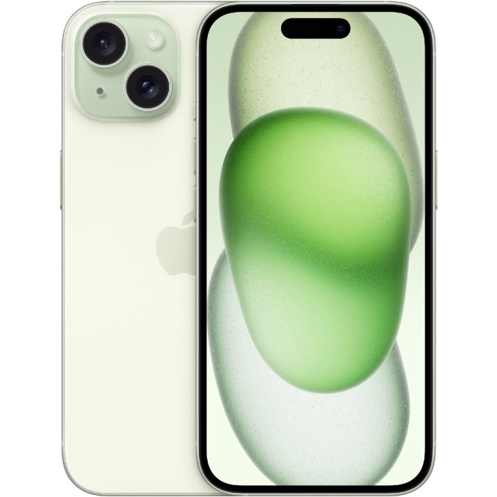 Apple iPhone 15 128GB Green in the group SMARTPHONE & TABLETS / Mobile phones & smartphones at TP E-commerce Nordic AB (C35401)