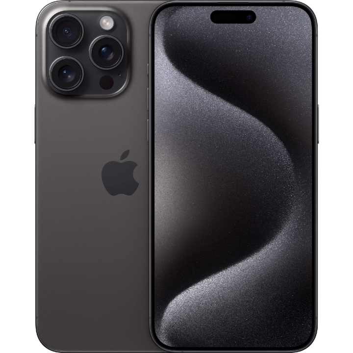 Apple iPhone 15 Pro Max 256GB Black Titanium in the group SMARTPHONE & TABLETS / Mobile phones & smartphones at TP E-commerce Nordic AB (C35427)