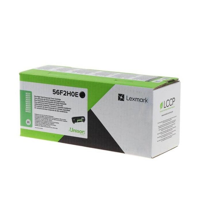 Lexmark Toner 56F2H0E Black High Yield, Corporate Return in the group COMPUTERS & PERIPHERALS / Printers & Accessories / Ink & Toner / Toner / Lexmark at TP E-commerce Nordic AB (C36677)