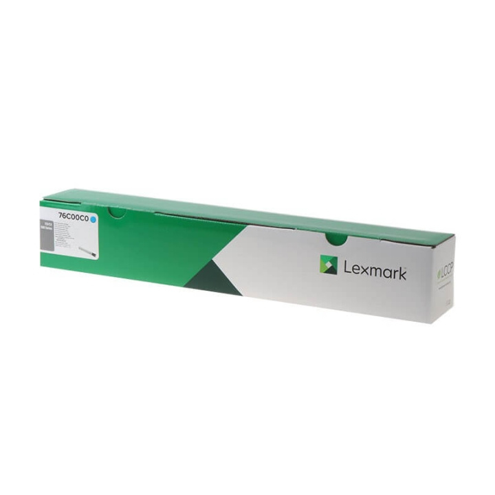 Lexmark Toner 76C00C0 Cyan, Return in the group COMPUTERS & PERIPHERALS / Printers & Accessories / Ink & Toner / Toner / Lexmark at TP E-commerce Nordic AB (C36717)