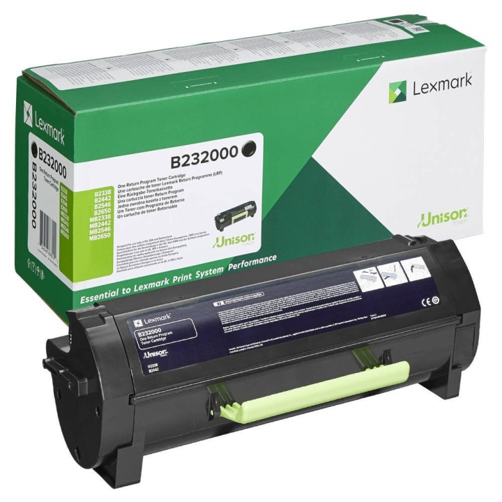 Lexmark Toner B232000 Black in the group COMPUTERS & PERIPHERALS / Printers & Accessories / Ink & Toner / Toner / Lexmark at TP E-commerce Nordic AB (C36744)