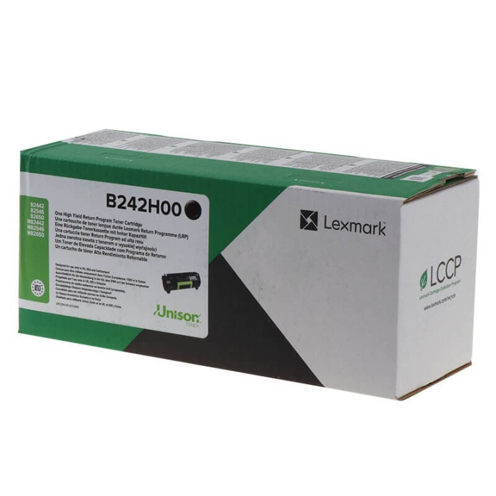 Lexmark Toner B242H00 Black High Yield in the group COMPUTERS & PERIPHERALS / Printers & Accessories / Ink & Toner / Toner / Lexmark at TP E-commerce Nordic AB (C36745)