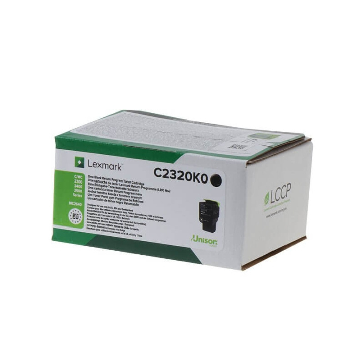 Lexmark Toner C2320K0 Black in the group COMPUTERS & PERIPHERALS / Printers & Accessories / Ink & Toner / Toner / Lexmark at TP E-commerce Nordic AB (C36753)