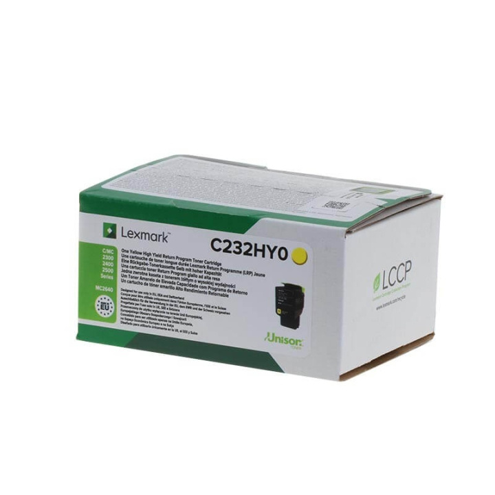Lexmark Toner C232HY0 Yellow High Yield in the group COMPUTERS & PERIPHERALS / Printers & Accessories / Ink & Toner / Toner / Lexmark at TP E-commerce Nordic AB (C36758)