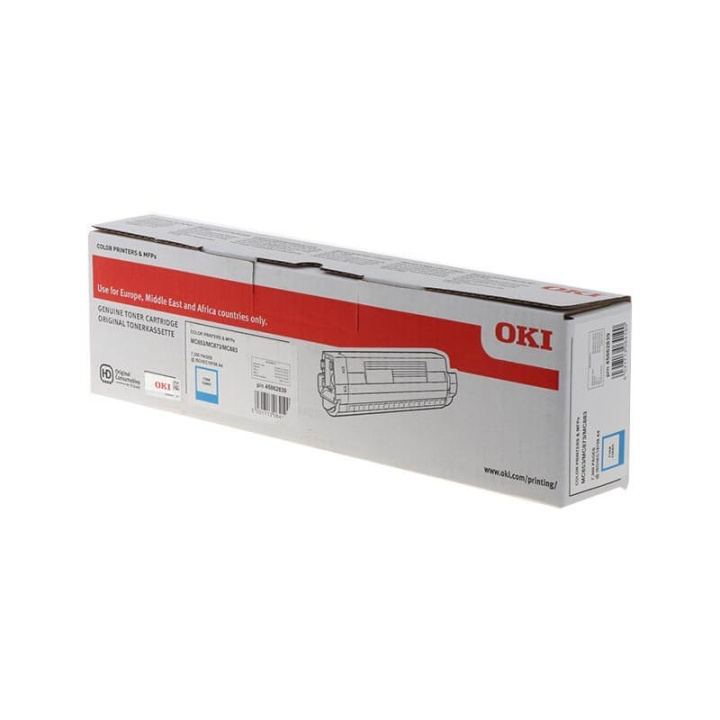OKI Toner 45862839 Cyan in the group COMPUTERS & PERIPHERALS / Printers & Accessories / Ink & Toner / Toner / OKI at TP E-commerce Nordic AB (C36870)