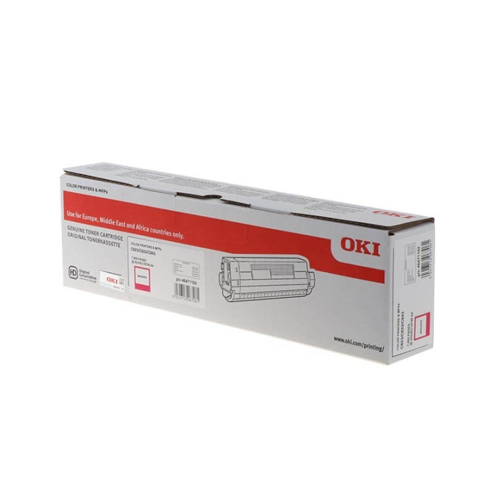 OKI Toner 46471102 Magenta in the group COMPUTERS & PERIPHERALS / Printers & Accessories / Ink & Toner / Toner / OKI at TP E-commerce Nordic AB (C36877)