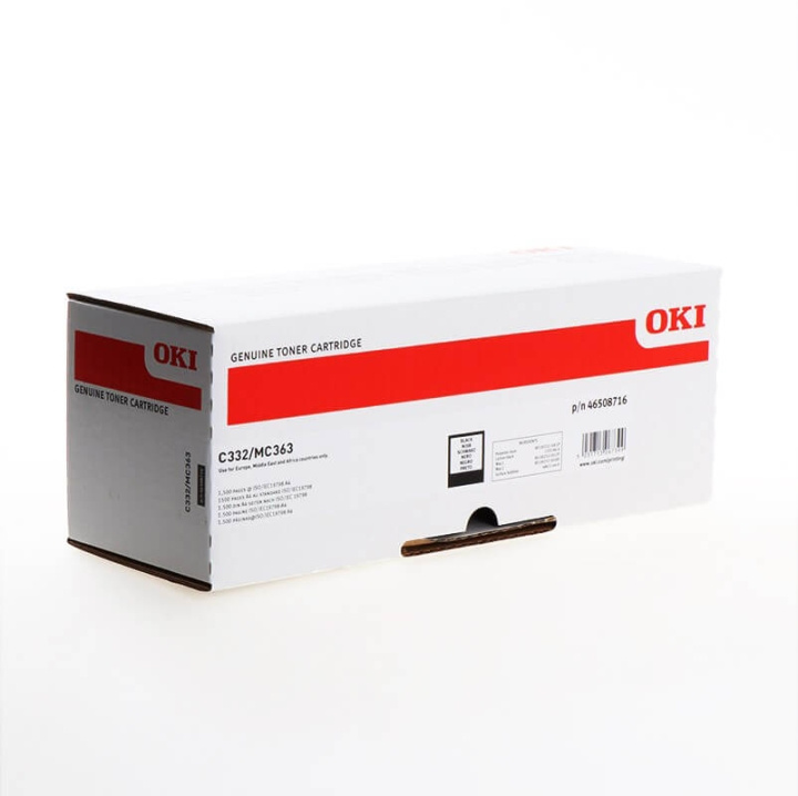 OKI Toner 46508716 Black in the group COMPUTERS & PERIPHERALS / Printers & Accessories / Ink & Toner / Toner / OKI at TP E-commerce Nordic AB (C36895)