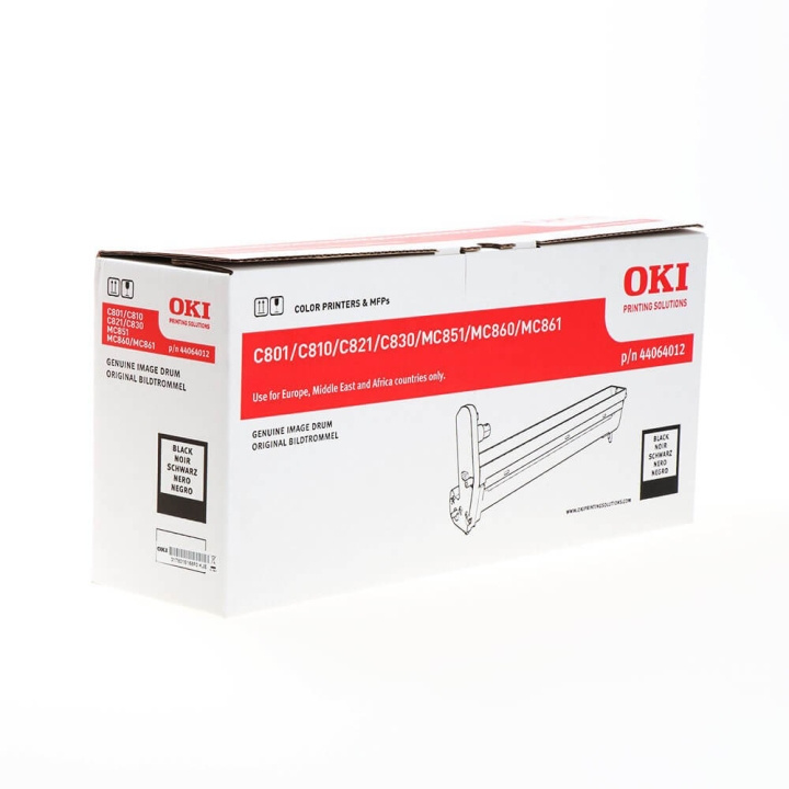OKI Drum 44064012 Black in the group COMPUTERS & PERIPHERALS / Printers & Accessories / Ink & Toner / Drums / OKI at TP E-commerce Nordic AB (C36925)