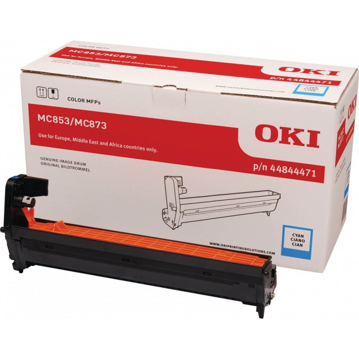 OKI Drum 44844471 Cyan in the group COMPUTERS & PERIPHERALS / Printers & Accessories / Ink & Toner / Drums / OKI at TP E-commerce Nordic AB (C36938)