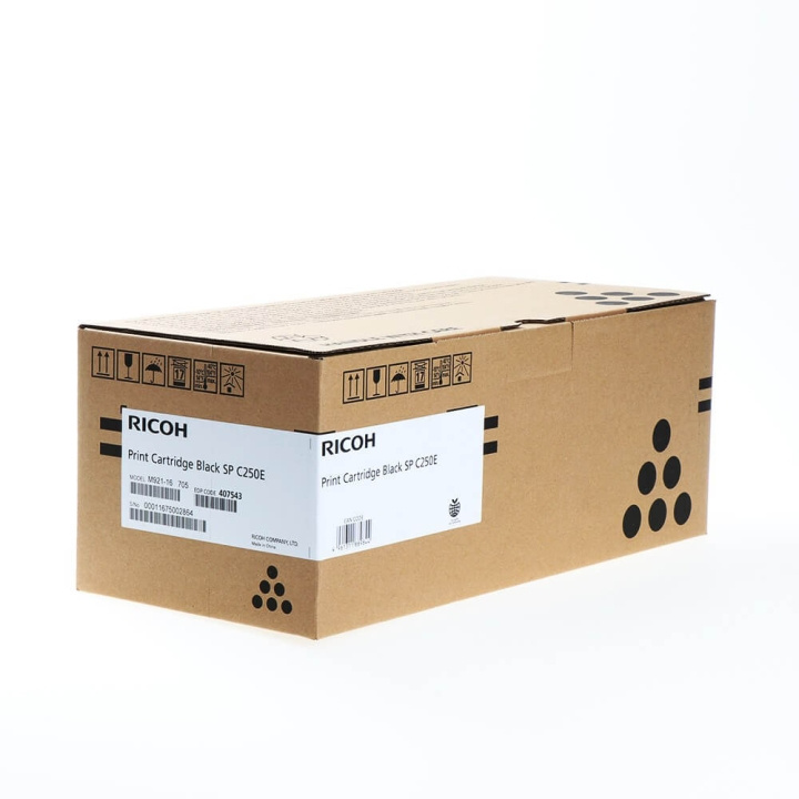 Ricoh Toner 407543 SP C250E Black in the group COMPUTERS & PERIPHERALS / Printers & Accessories / Ink & Toner / Toner / Ricoh at TP E-commerce Nordic AB (C36963)