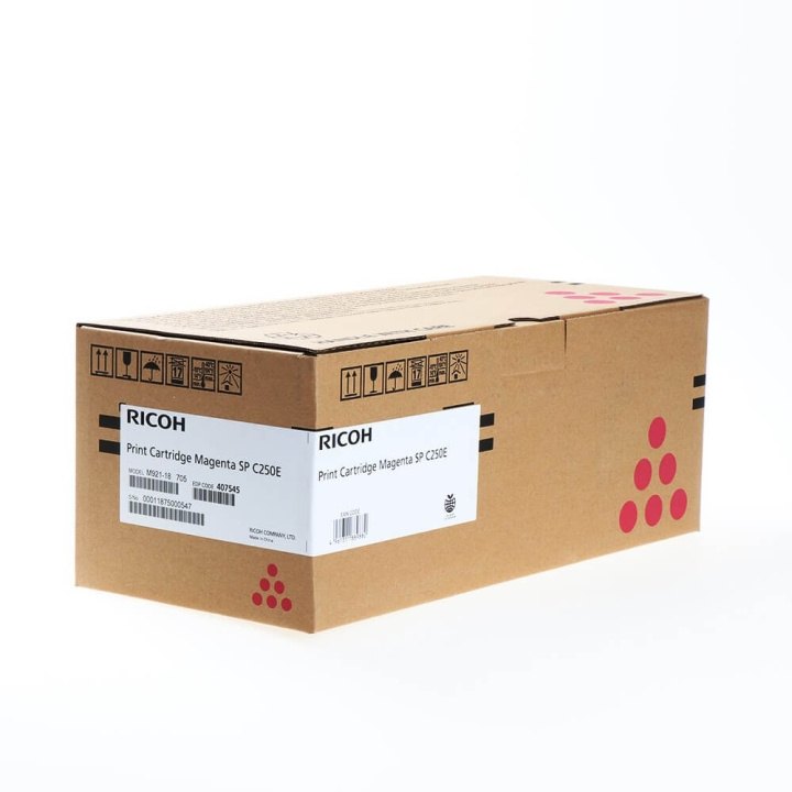 Ricoh Toner 407545 SP C250E Magenta in the group COMPUTERS & PERIPHERALS / Printers & Accessories / Ink & Toner / Toner / Ricoh at TP E-commerce Nordic AB (C36965)