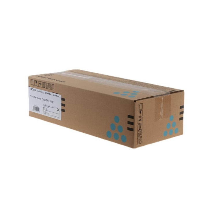 Ricoh Toner 407900 SP C340E Cyan in the group COMPUTERS & PERIPHERALS / Printers & Accessories / Ink & Toner / Toner / Ricoh at TP E-commerce Nordic AB (C36971)