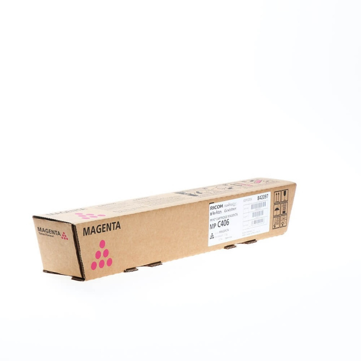 Ricoh Toner 842097 MP C406 Magenta in the group COMPUTERS & PERIPHERALS / Printers & Accessories / Ink & Toner / Toner / Ricoh at TP E-commerce Nordic AB (C37035)