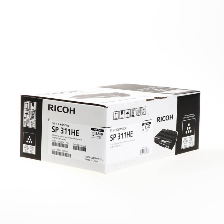 Ricoh Toner 407246 SP 311HE Black in the group COMPUTERS & PERIPHERALS / Printers & Accessories / Ink & Toner / Toner / Ricoh at TP E-commerce Nordic AB (C37072)