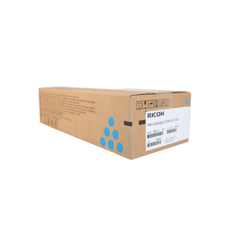 Ricoh Toner 408341 M C250H Cyan in the group COMPUTERS & PERIPHERALS / Printers & Accessories / Ink & Toner / Toner / Ricoh at TP E-commerce Nordic AB (C37107)