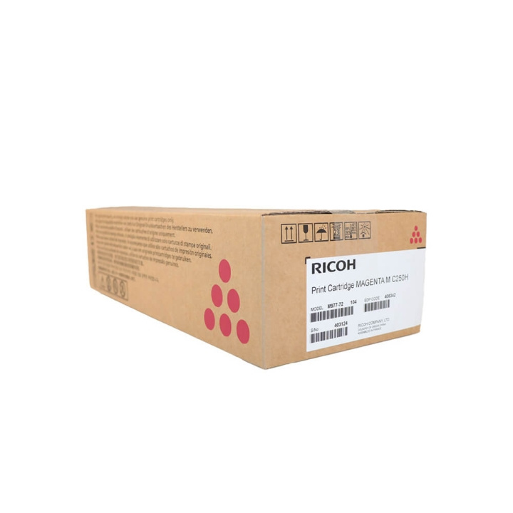 Ricoh Toner 408342 M C250H Magenta in the group COMPUTERS & PERIPHERALS / Printers & Accessories / Ink & Toner / Toner / Ricoh at TP E-commerce Nordic AB (C37108)