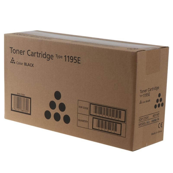 Ricoh Toner 431147 1195E Black in the group COMPUTERS & PERIPHERALS / Printers & Accessories / Ink & Toner / Toner / Ricoh at TP E-commerce Nordic AB (C37114)