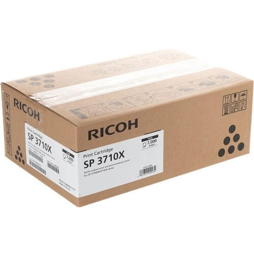 Ricoh Toner 408285 SP 3710X Black in the group COMPUTERS & PERIPHERALS / Printers & Accessories / Ink & Toner / Toner / Ricoh at TP E-commerce Nordic AB (C37130)