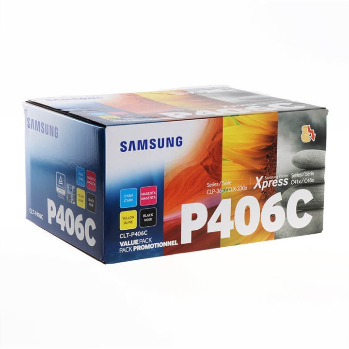 Samsung Toner SU375A CLT-P406C Multipack in the group COMPUTERS & PERIPHERALS / Printers & Accessories / Ink & Toner / Toner / Samsung at TP E-commerce Nordic AB (C37210)