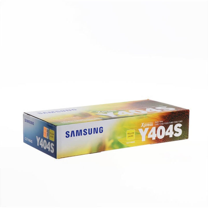 Samsung Toner SU444A CLT-Y404S Yellow in the group COMPUTERS & PERIPHERALS / Printers & Accessories / Ink & Toner / Toner / Samsung at TP E-commerce Nordic AB (C37211)