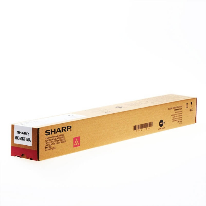 Sharp Toner MX51GTMA MX-51GT Magenta in the group COMPUTERS & PERIPHERALS / Printers & Accessories / Ink & Toner / Toner / Sharp at TP E-commerce Nordic AB (C37450)