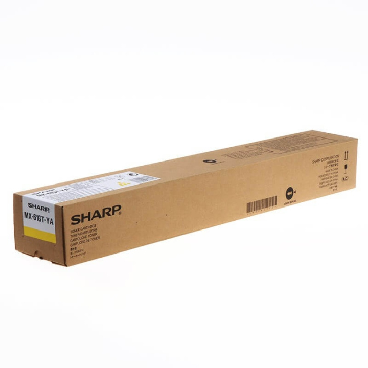 Sharp Toner MX61GTYA MX-61GT Yellow in the group COMPUTERS & PERIPHERALS / Printers & Accessories / Ink & Toner / Toner / Sharp at TP E-commerce Nordic AB (C37456)