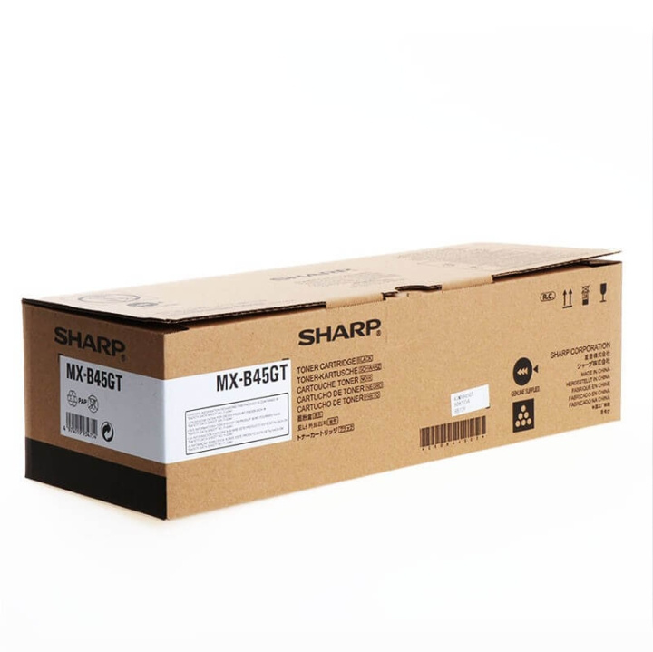 Sharp Toner MXB45GT MX-B45GT Black in the group COMPUTERS & PERIPHERALS / Printers & Accessories / Ink & Toner / Toner / Sharp at TP E-commerce Nordic AB (C37464)