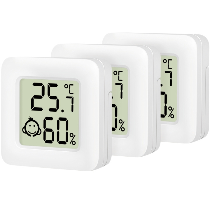LogiLink Digital Mini-termometer/hygrometer 3-pack in the group HOME, HOUSEHOLD & GARDEN / Fans & Climate products / Thermometers & Weather stations at TP E-commerce Nordic AB (C37687)