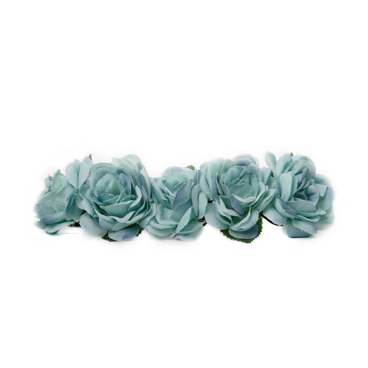 Hårband Hairband Blossom Big - Turquoise in the group BEAUTY & HEALTH / Hair & Styling / Hair accessories at TP E-commerce Nordic AB (C37709)